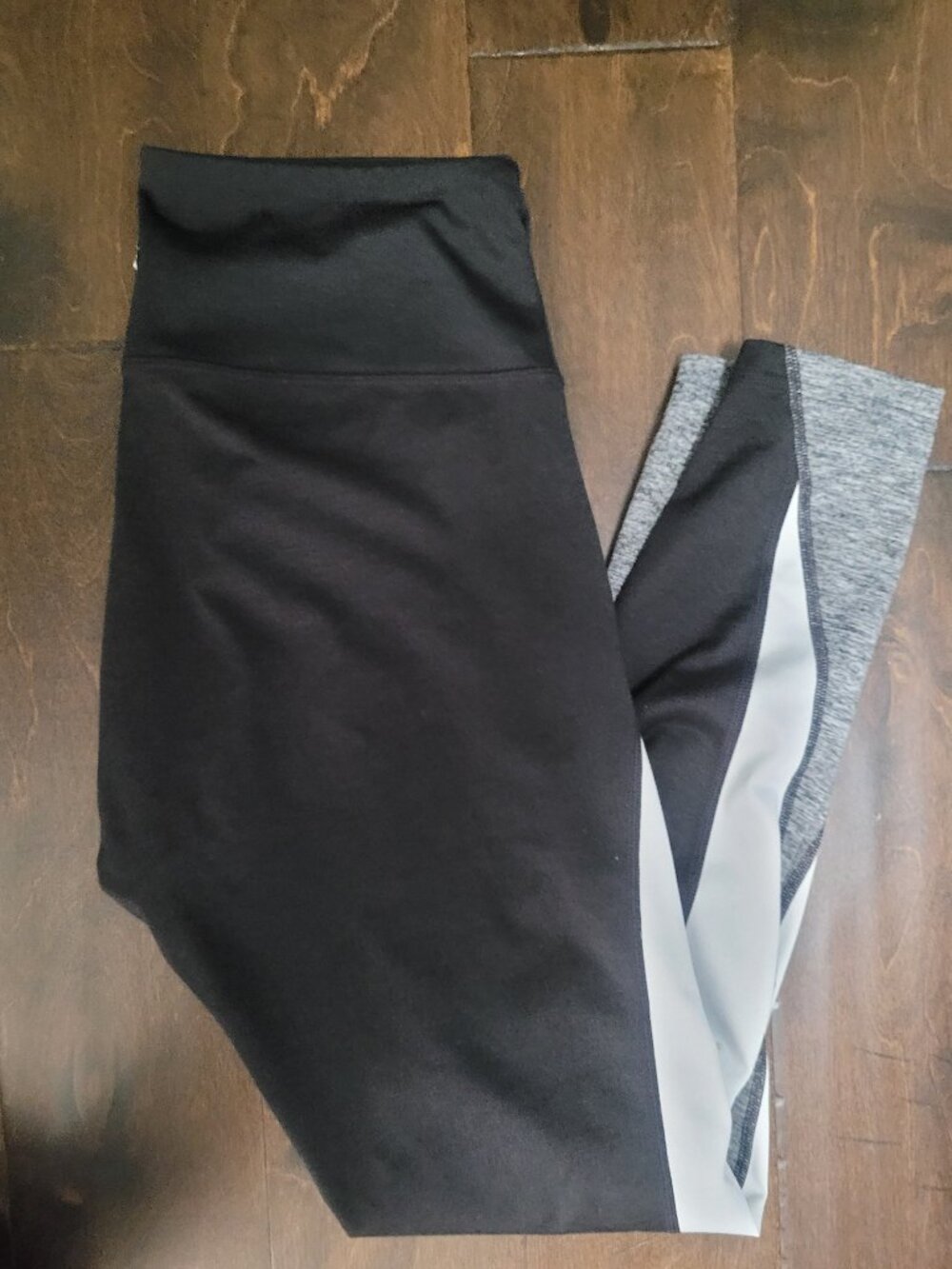 Womens Athletic Leggings Tek Gear black gray Size L